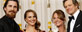 Christian Bale, Natalie Portman, Melissa Leo y Colin Firth / AP