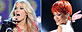 (L-R) Carrie Underwood; Rihanna (Ethan Miller/Getty Images; Michael Buckner/ACMA2011/Getty Images)