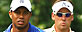 Tiger Woods and Ian Poulter, (Photo by Richard Heathcote/Getty Images)