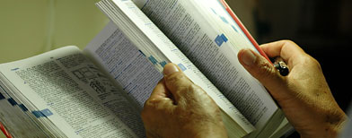 Checking out the dictionary. (ThinkStock)