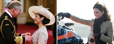 Prince Charles and Catherine Zeta Jones (Lewis Whyld/AP), Kate Middleton (Samir Hussein/WireImage)