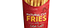 A product image provided by Wendy's, shows the Natural Cut Fries with Sea Salt. With an eye toward appealing to foodies, Wendy's is remaking its fries with Russett potatoes, leaving the skin on and sprinkling sea salt on top. (AP Photo/Wendy's) NO SALES