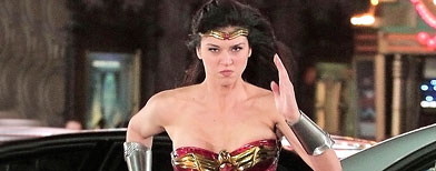 Adrianne Palicki as Wonder Woman. (Gaz Shirley, PacificCoastNews)