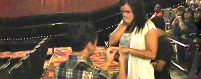 Matt proposes to Ginny (Y! Video)