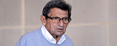 Former Penn State University head football coach Joe Paterno. (Photo by Rob Carr/Getty Images)