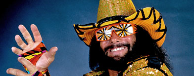 Professional wrestler Randy "Macho Man" Savage. (AP Photo/WWE)