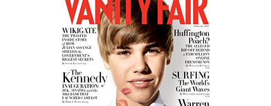 Justin Bieber (courtesy Vanity Fair)