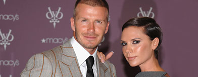 David Beckham and Victoria Beckham. (Dimitrios Kambouris/WireImage)
