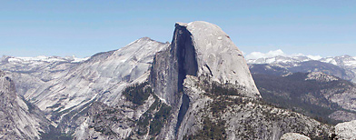 Half Dome viewed from Glacier Point in Yosemite National Park in California. (Paul Sakuma/AP Photo)
