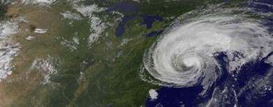 This image made available by the NASA/NOAA GOES Project shows Hurricane Irene. (AP Photo/NASA/NOAA GOES Project)