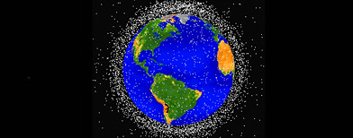 This computer generated graphic provided by NASA shows images of objects in Earth orbit that are currently being tracked. (AP Photo/NASA)