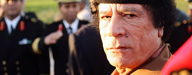 Libyan President Moammar Gadhafi in 2004 (Pascal Le Segretain/Getty Images)