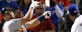 St. Louis Cardinals' Albert Pujols hits a three-run home run off Texas Rangers relief pitcher Alexi Ogando during the sixth inning of Game 3 of baseball's World Series Saturday, Oct. 22, 2011, in Arlington, Texas. (AP Photo/Eric Gay)