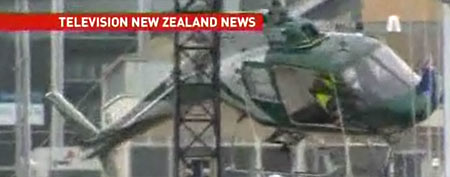 Helicopter crash in New Zealand (via Reuters)