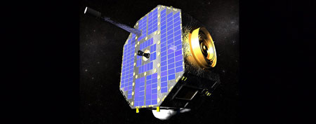 Artist rendering of NASA's Interstellar Boundary Explorer spacecraft (AP, NASA)