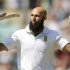 South Africa's Amla celebrates reaching triple century during first cricket test match against England in London