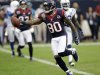 Houston Texans wide receiver Andre Johnson (80) runs into the end zone for a touchdown after catching a pass against the Indianapolis Colts in the first quarter of an NFL football game on Sunday, Dec. 16, 2012, in Houston. (AP Photo/Eric Gay)