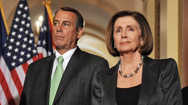 Pelosi, Boehner Wrestle Over Shift in Gay Marriage Support (ABC News)