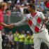 Brandt Snedeker of the U.S. shakes hands with Adam Scott of Australia as they finish their third round of the British Open golf championship at Royal Lytham & St Annes