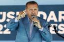 Turkey's President Tayyip Erdogan speaks during an opening ceremony in Istanbul, Turkey