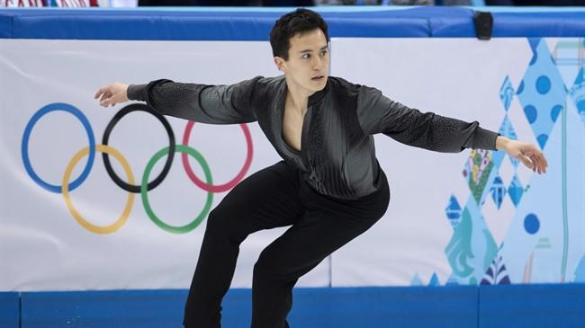 Canada's Patrick Chan competes in the men's portion of the figure skating team event at the Sochi Winter Olympics Thursday, February 6, 2014 in Sochi. THE CANADIAN PRESS/Paul Chiasson