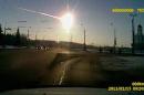 In this frame grab made from dashboard camera vide shows a meteor streaking through the sky over Chelyabinsk, about 930 miles east of Moscow, Friday, Feb. 15, 2013. After a surprise meteor hit Earth at 42,000 mph and exploded over a Russian city in February, smashing windows and causing minor injuries, scientists studying the aftermath say the threat of space rocks hurtling toward our planet is bigger than they had thought. Meteors like the one that exploded over Chelyabinsk _ and those that are even bigger and more dangerous _ are probably four to five times more likely to hit Earth than scientists thought before the February mid-air explosion, according to three studies released Wednesday in the journals Nature and Science. (AP Photo/AP Video)