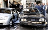 Por lo menos 16 personas, "en su mayoría mujeres y niños", murieron en la mañana de este jueves por la explosión de un coche bomba en Qataba, un barrio de la periferia al suroeste de Damasco, informó la agencia oficial siria Sana. (Sana/AFP | )