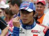 A.J. Foyt Enterprises driver Takuma Sato of Japan walks down pit lane after qualifying for the Indianapolis 500 at the Indianapolis Motor Speedway in Indianapolis