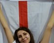 An English Supporter Holds AFP/Getty Images
