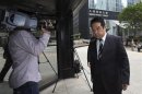 Birmingham City Football Club owner Yeung arrives at a district court in Hong Kong