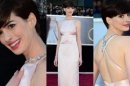 Busana Punggung Terbuka Anne Hathaway Sedot Perhatian Red Carpet Piala Oscar