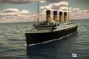 In this rendering provided by Blue Star Line, the Titanic II is shown cruising at sea. The ship, which Australian billionaire Clive Palmer is planning to build in China, is scheduled to sail in 2016. Palmer said his ambitious plans to launch a copy of the Titanic and sail her across the Atlantic would be a tribute to those who built and backed the original. (AP Photo/Blue Star Line)