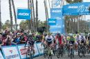 Cyclists begin Stage 5 of the Tour of California, Thursday, May 14, 2015 on Cabrillo Blvd in Santa Barbara, Calif. (Kenneth Song/The News-Press via AP) MANDATORY CREDIT; SANTA MARIA TIMES OUT