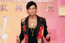 FILE - In this July 6, 2013 file photo, Taiwanese singer Jay Chou arrives for the 24th Golden Melody Awards in Taipei, Taiwan. Chou wasn't afraid to spend money to make his second directorial feature, 