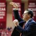 Indiana head coach Tom Crean encourages his team during the first half of an NCAA college basketball game against North Carolina, Tuesday, Nov. 27, 2012, in Bloomington, Ind. (AP Photo/Darron Cummings)