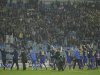 BATE Borisov's players, staff and supporters celebrate victory over Bayern Munich after their Champion's League Group F soccer match in Minsk's Dinamo Stadium