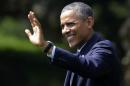 U.S. President Barack Obama departs the White House in Washington