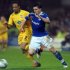 Cardiff City's Craig Conway competes with Nathaniel Clyne (left)