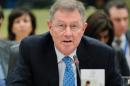 UN envoy to the Crimea region, Robert Serry, is pictured in Brussels on March 19, 2012