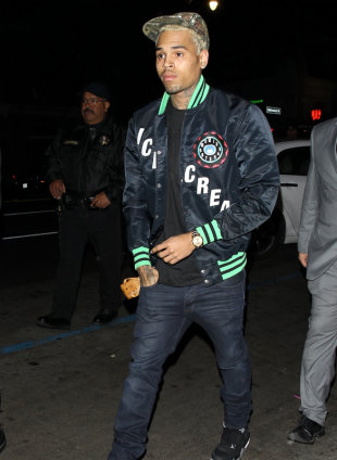 PHOTOS: Chris Brown Takes His Mind Off Rihanna And Parties With The Boys