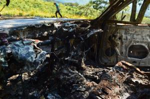 A truck burned during the hunt for escaped drug lord&nbsp;&hellip;