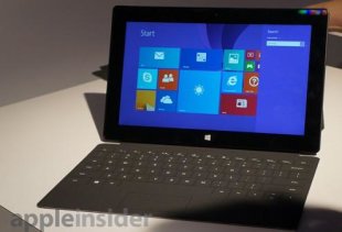 Surface平板電腦的無線鍵盤Touch Cover。(圖：AppleInsider)