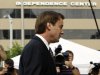 John Edwards arrives at a federal courthouse for his trial on charges of campaign corruption in Greensboro, N.C., Wednesday, May 16, 2012. Edwards has pleaded not guilty to six counts related to campaign finance violations over nearly $1 million from two wealthy donors used to help hide the Democrat's pregnant mistress as he sought the White House in 2008. (AP Photo/Chuck Burton)