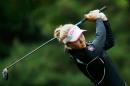 Brooke Henderson of Canada hits her drive on the 11th hole during the first round of the Cambia Portland Classic on June 30, 2016