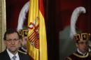 Spain's Prime Minister Mariano Rajoy attends celebrations for the 35th anniversary of the Spanish Constitution in the Spanish Parliament in Madrid