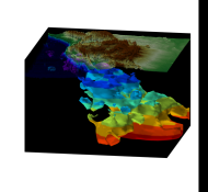 Under the west coast of North America, seafloor from the Pacific Basin sinks back into the earth's mantle. The subducted seafloor remains visible to seismic tomography, a geophysical imaging method that uses earthquakes as signal sources. This