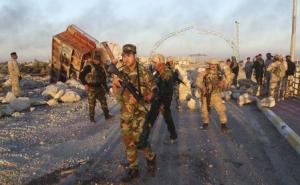Iraqi security forces gather to advance towards the&nbsp;&hellip;