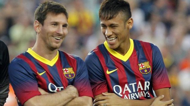 Lionel Messi and Neymar (AFP)