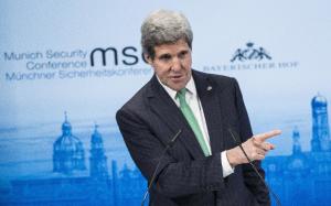 US Secretary of State John Kerry speaks during the&nbsp;&hellip;