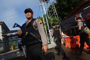 Police secure the Nusakambangan port in Cilacap located&nbsp;&hellip;